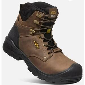 Keen Men's Leather Utility Independence 8" Waterproof Worker Hike Boots Size 10